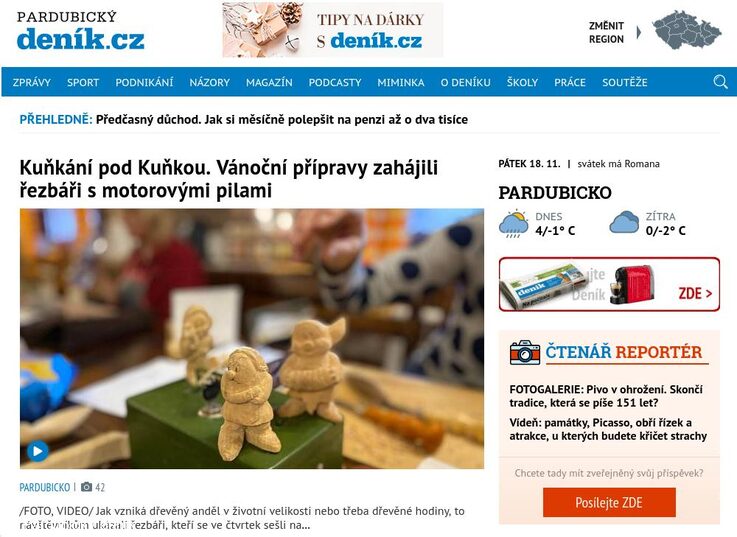 Pardubický deník 18. 11. 2022